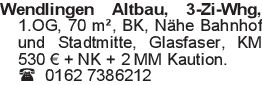 Wendlingen Altbau, 3-Zi-W