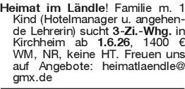 Heimat im Ländle! Familie