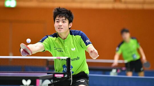 Liang Qiu, hier im Dress des TTC Frickenhausen im Jahr 2017, schlägt kommende Saison in Kirchheim auf. Archivfoto: Markus Brändl