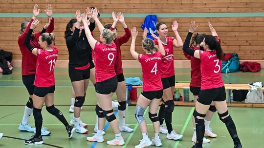 Die Dettingerinnen müssen in die Relegation. Foto: Markus Brändli Die Dettingerinnen müssen in die Relegation. Foto: Markus Brändli