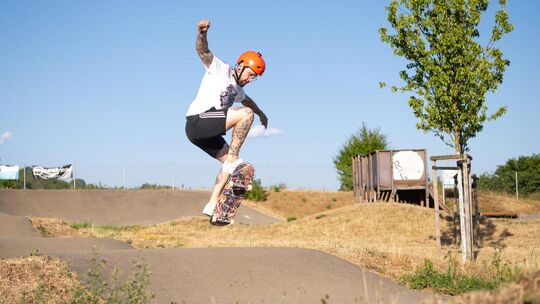 Vorbild Kirchheim: So etwa soll auch der Pumptrack in Weilheim aussehen. Vorbild Kirchheim: So etwa soll auch der Pumptrack in Weilheim aussehen.