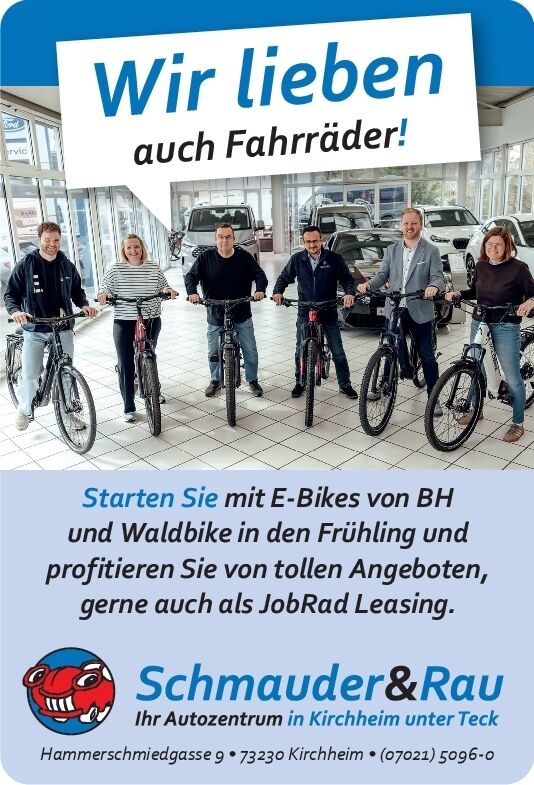 Wir lieben auch Fahrräder