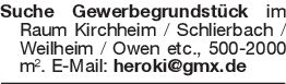 Suche Gewerbegrundstück i