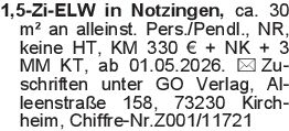 1,5-Zi-ELW in Notzingen,