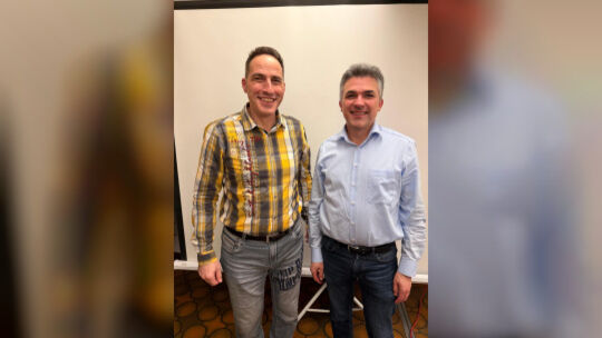 Norman Baum (links) hat den Posten des Vorsitzenden an Mario Kießling übergeben. Foto: pr