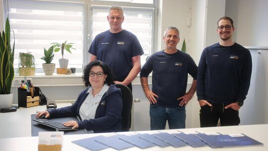 Das kompetente Team im Büro Foto: Jörg Bächle Das kompetente Team im Büro Foto: Jörg Bächle