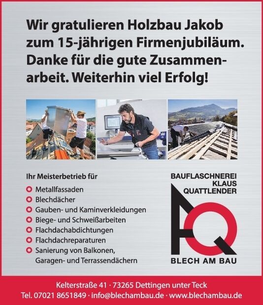 15 Jahre Holzbau Jakob