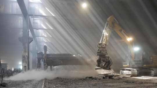 Der Tag der offenen Baustelle im Kompostwerk Kirchheim findet am 10. Mai statt. Foto: KWK