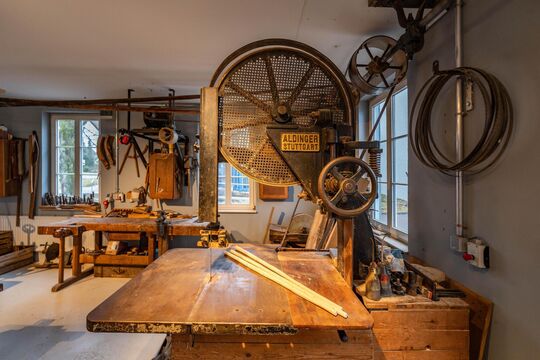 Die ehemalige Wagnerwerkstatt aus Lenningen ist im Heimatmuseum in Althütte zu neuem Leben erwacht.