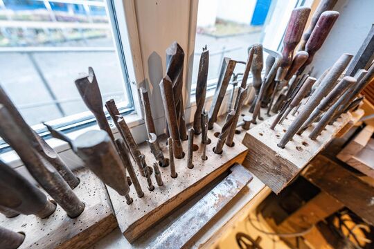 Die ehemalige Wagnerwerkstatt aus Lenningen ist im Heimatmuseum in Althütte zu neuem Leben erwacht.