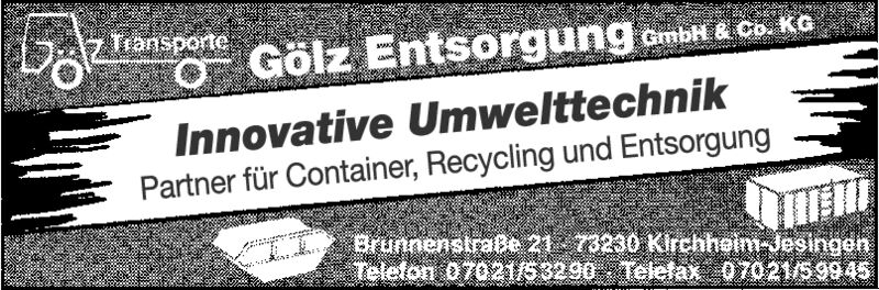 Innovative Umwelttechnik