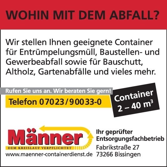 Wohin mit dem Abfall?