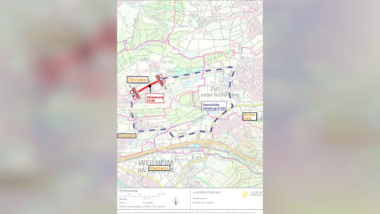 Für den Busverkehr sind eine Ersatzhaltestelle und innerörtlich eine Umleitung geplant. Foto: pr Für den Busverkehr sind eine Ersatzhaltestelle und innerörtlich eine Umleitung geplant. Foto: pr