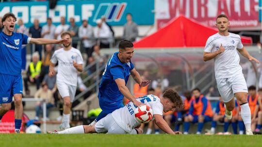 Im Vorjahr im „Finale dahoim“ am FC Eislingen gescheitert, peilt der VfL (hier Meksud Colic) den erneuten Endspieleinzug an. Fot