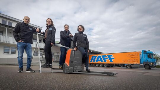 Familienunternehmen: Matthias Raff (l.) führt das Unternehmen mit Schwester Rebecca und Vater Karl Heinz sowie der Unterstützung