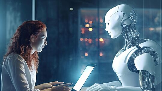 Künstliche Intelligenz ist aus dem Berufsleben nicht mehr wegzudenken. Professor Heiner Lasi forscht
dazu an seinem Institut in Künstliche Intelligenz ist aus dem Berufsleben nicht mehr wegzudenken. Professor Heiner Lasi forscht
dazu an seinem Institut in