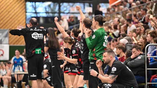 Zweitligist TG Nürtingen meldet sich mit einem beeindruckenden Erfolg gegen den HC Rödertal zurück. Foto: Markus Brändli