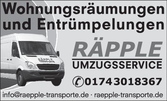 Wohnungsräumungen (Teckbote)