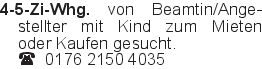 4-5-Zi-Whg. von Beamtin/A