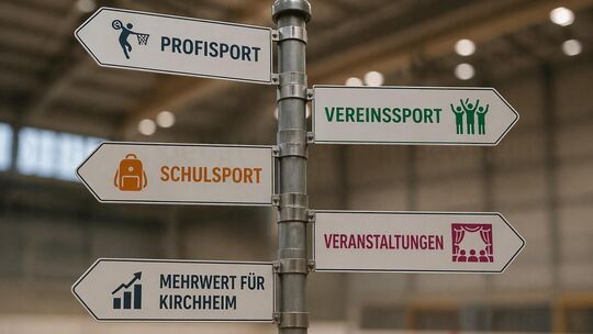 Viele Richtungen, eine Entscheidung: Die Diskussion um eine neue Halle in Kirchheim bündelt unterschiedliche Bedürfnisse. Foto: