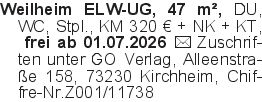Weilheim ELW-UG, 47 m², D
