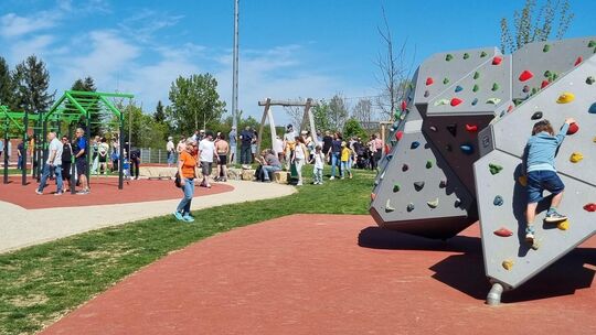 Das neue Gelände am Eröffnungstag
