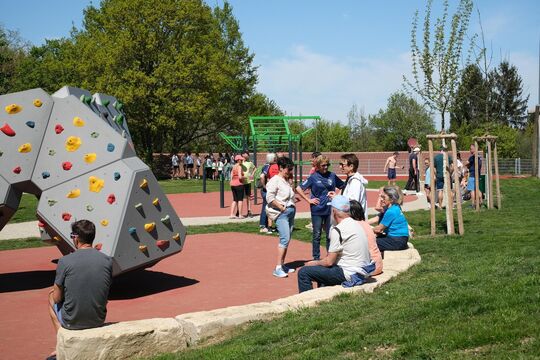 Das neue Gelände am Eröffnungstag