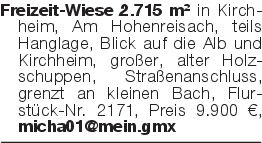 Freizeit-Wiese 2.715 m² i