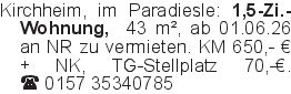 Kirchheim, im Paradiesle: