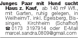 Junges Paar mit Hund such