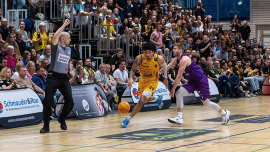Mit Vollgas Richtung Halbfinale: Tylan Pope war in der Viertelfinalserie gegen Göttingen der Unterschiedspieler für die Knights Mit Vollgas Richtung Halbfinale: Tylan Pope war in der Viertelfinalserie gegen Göttingen der Unterschiedspieler für die Knights