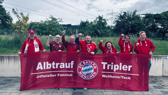 Franz Buck, Michael Putz, Walter Birgler, Andreas Schultheiß, Carina Reißenweber, Philipp Sturm und Marcel Reinhardt (von links)