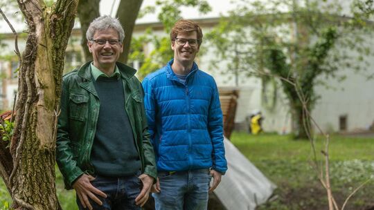 Pfarrer Markus Frank (links) und sein neuer Kollege, Jugendreferent Alexander Aydt, wollen der Jugend in Bissingen, Ochsenwang u Pfarrer Markus Frank (links) und sein neuer Kollege, Jugendreferent Alexander Aydt, wollen der Jugend in Bissingen, Ochsenwang u