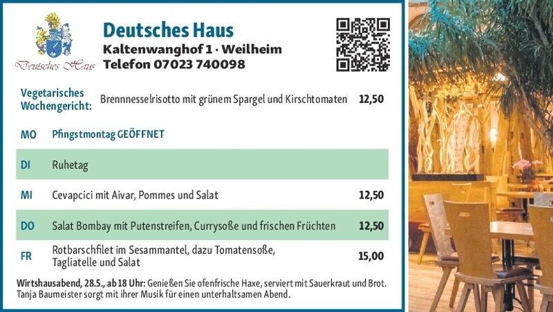 Mittagstisch