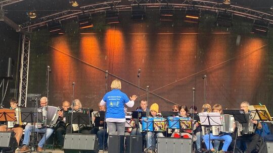 Die Akkordeon-Kids musizierten gemeinsam mit dem Akkordeonorchester Kirchheim. Foto: pr Die Akkordeon-Kids musizierten gemeinsam mit dem Akkordeonorchester Kirchheim. Foto: pr