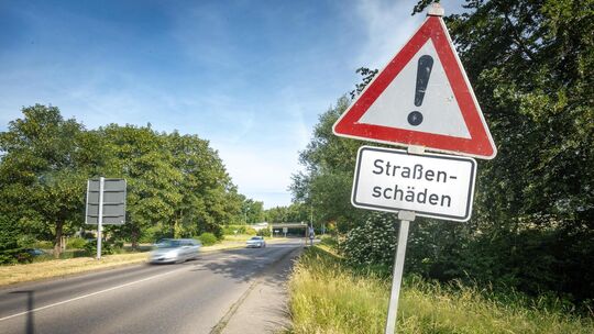 Am Zustand der L1200 wird sich so schnell nichts ändern. Foto: Carsten Riedl Am Zustand der L1200 wird sich so schnell nichts ändern. Foto: Carsten Riedl