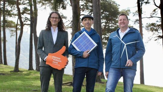 Vorstand: v. l. n. r. Felix Denzinger, Prof. Dr. Pedro da Silva, Olaf Essig.Foto: Teckwerke