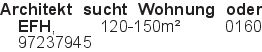 Architekt sucht Wohnung o