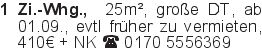1 Zi.-Whg., 25m², große D