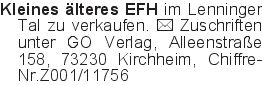 Kleines älteres EFH im L