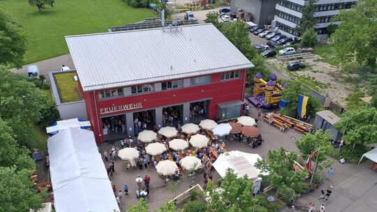Das Feuerwehrfest in Schlierbach lockte viele Besucherinnen und Besucher ins Magazin. Foto: pr Das Feuerwehrfest in Schlierbach lockte viele Besucherinnen und Besucher ins Magazin. Foto: pr