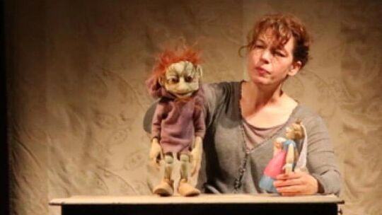 Schauspielerin Anna Fregin beeindruckte das junge Publikum. Foto: pr