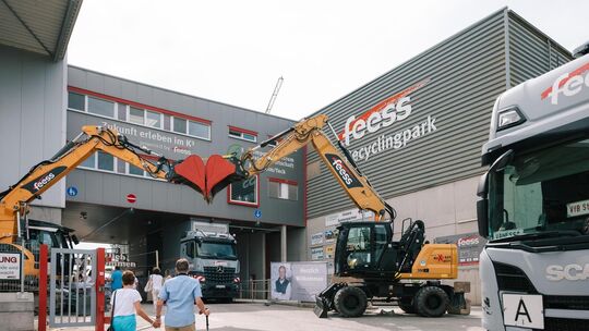 Blick auf den Eingang zum Recyclingpark in den Rabailen, der auch Schauplatz der kommenden Jubiläumsveranstaltung sein wird. Fot Blick auf den Eingang zum Recyclingpark in den Rabailen, der auch Schauplatz der kommenden Jubiläumsveranstaltung sein wird. Fot