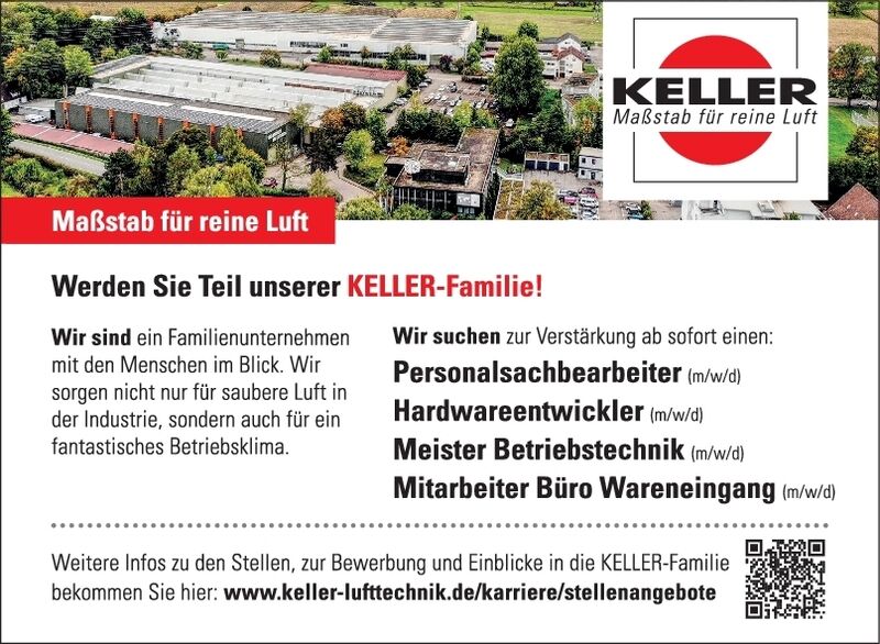 Werde ein Teil unserer Keller-Familie!