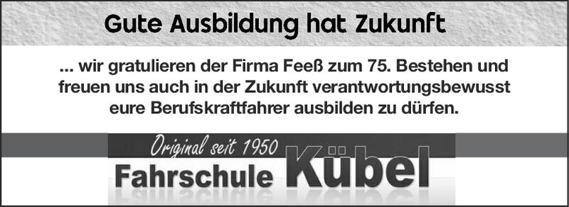 75 Jahre Feess