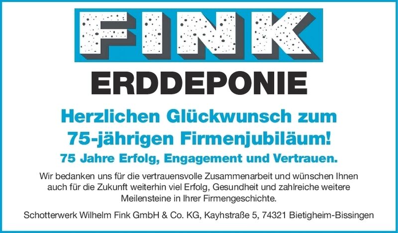 75 Jahre Fa. Feess