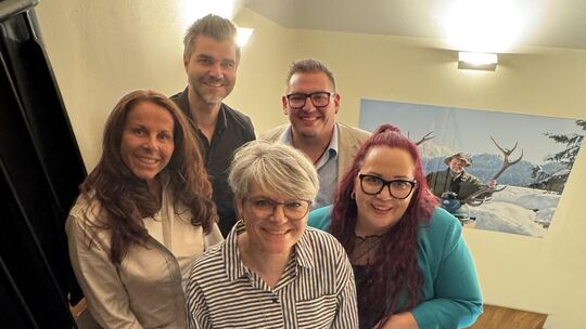 Der neue Cityring-Vorstand mit Sandra Szelagowski, Christian Hartmann, Sabine Mauser, Michael Kneile und Nadine Kluge (von links Der neue Cityring-Vorstand mit Sandra Szelagowski, Christian Hartmann, Sabine Mauser, Michael Kneile und Nadine Kluge (von links