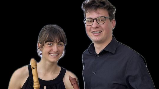 Leni Göser und Konstantin Dietrich musizieren als eingespieltes Duo mit sicht- und hörbarer Harmonie. Foto: pr