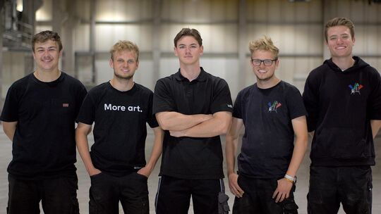 Jonathan Hainzl, Robin Müller, Christopher Kehl, Timo Müller und Marvin Rück (von links) möchten mit ihrem Eventmanagementuntern Jonathan Hainzl, Robin Müller, Christopher Kehl, Timo Müller und Marvin Rück (von links) möchten mit ihrem Eventmanagementuntern