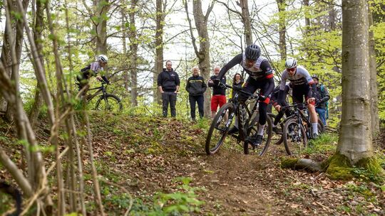 Dieser Mountainbike-Trail liegt auf dem Gebiet der Gemeinde Weilheim. Archivfoto: Carsten Riedl Dieser Mountainbike-Trail liegt auf dem Gebiet der Gemeinde Weilheim. Archivfoto: Carsten Riedl